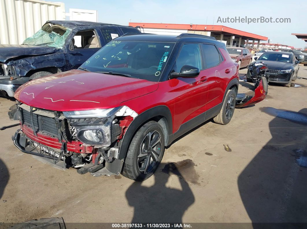 2021 Chevrolet Trailblazer Fwd Rs Red vin: KL79MTSL9MB147820