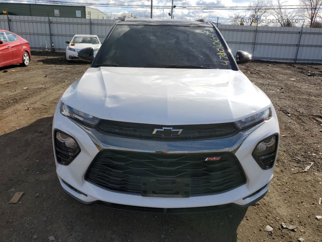 2021 Chevrolet Trailblazer Rs White vin: KL79MTSLXMB091967