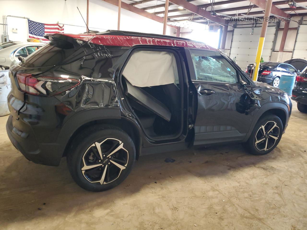 2021 Chevrolet Trailblazer Rs Black vin: KL79MUSL0MB046641