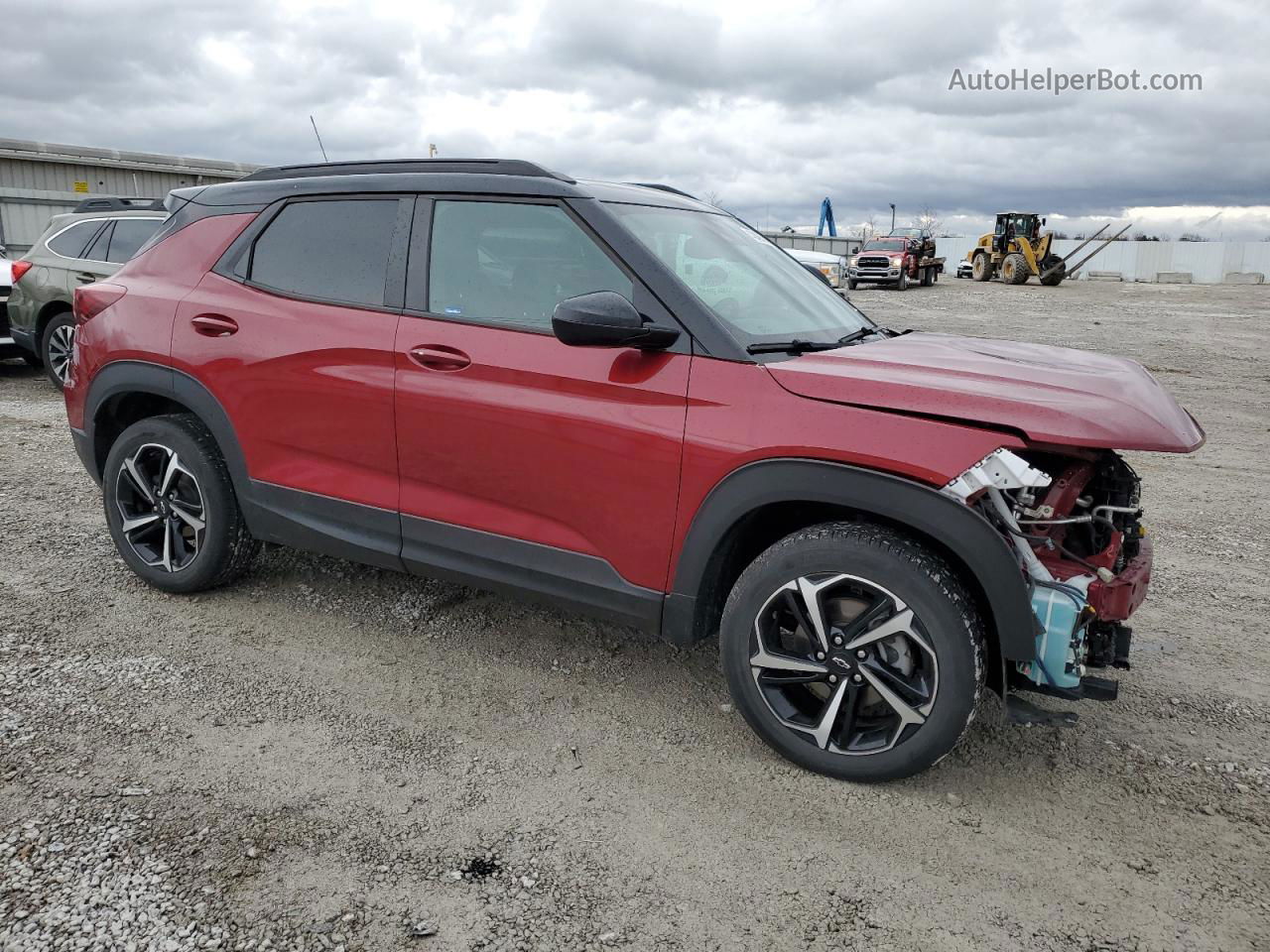 2021 Chevrolet Trailblazer Rs Red vin: KL79MUSL2MB002950