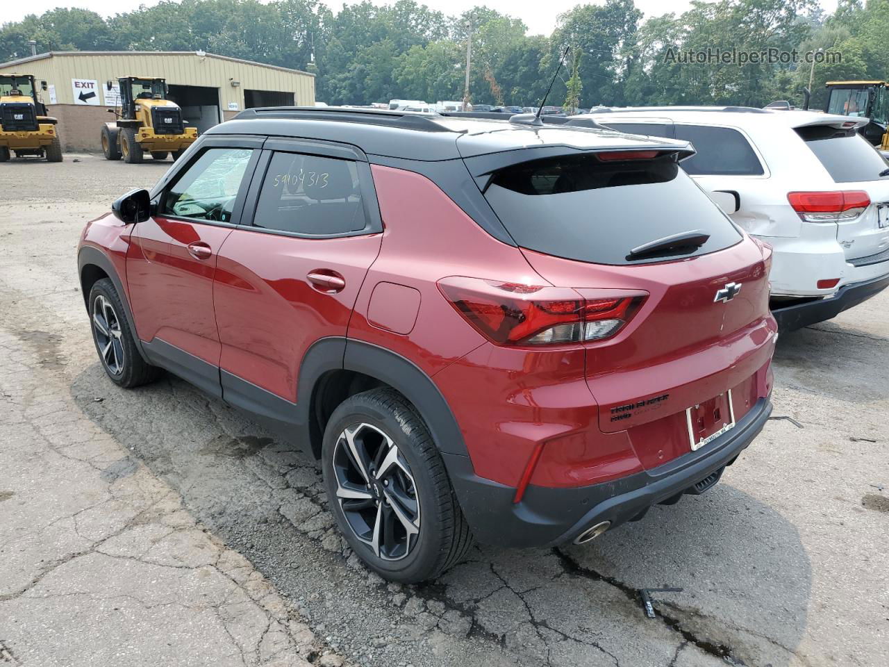 2021 Chevrolet Trailblazer Rs Red vin: KL79MUSL2MB140066