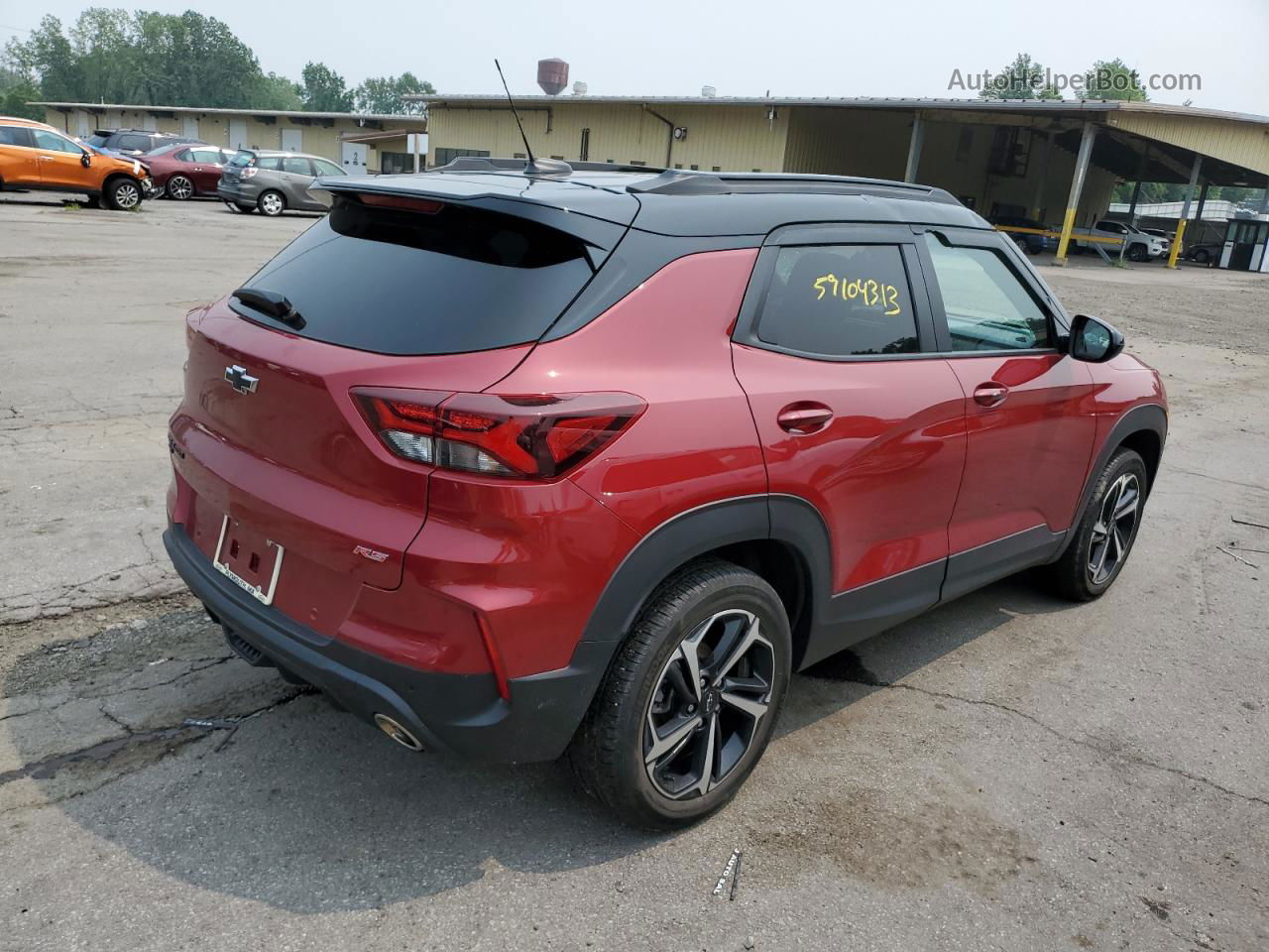 2021 Chevrolet Trailblazer Rs Red vin: KL79MUSL2MB140066