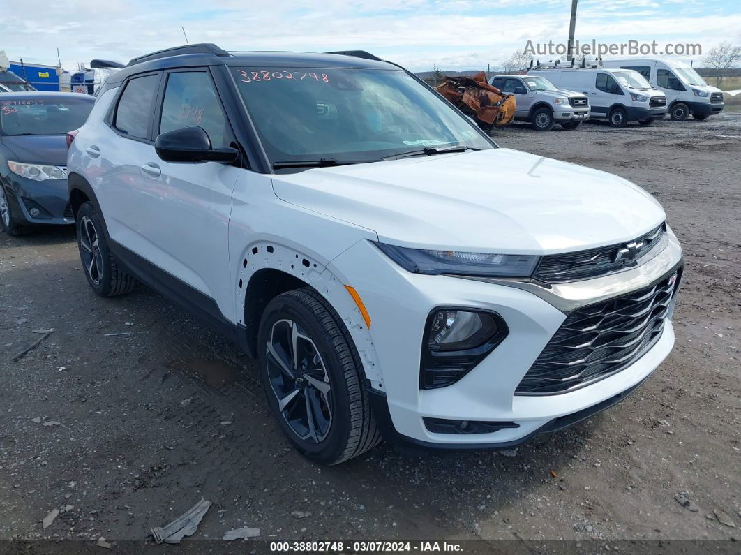 2021 Chevrolet Trailblazer Awd Rs White vin: KL79MUSL2MB154551