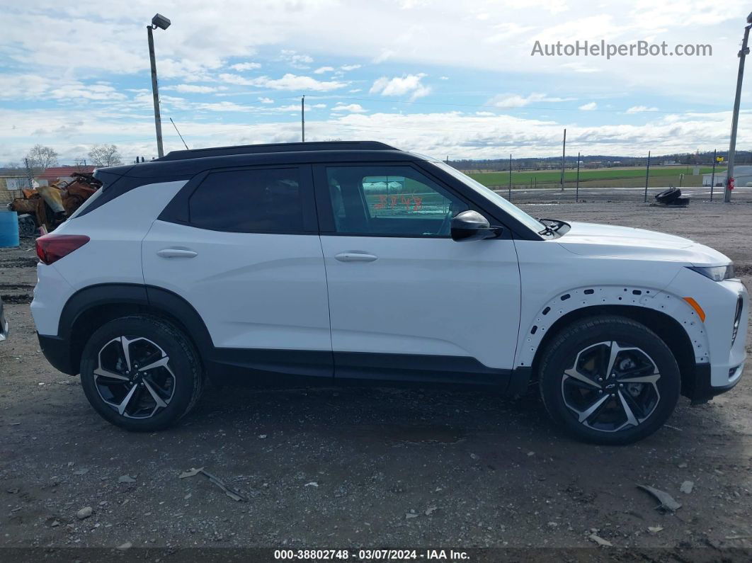 2021 Chevrolet Trailblazer Awd Rs White vin: KL79MUSL2MB154551