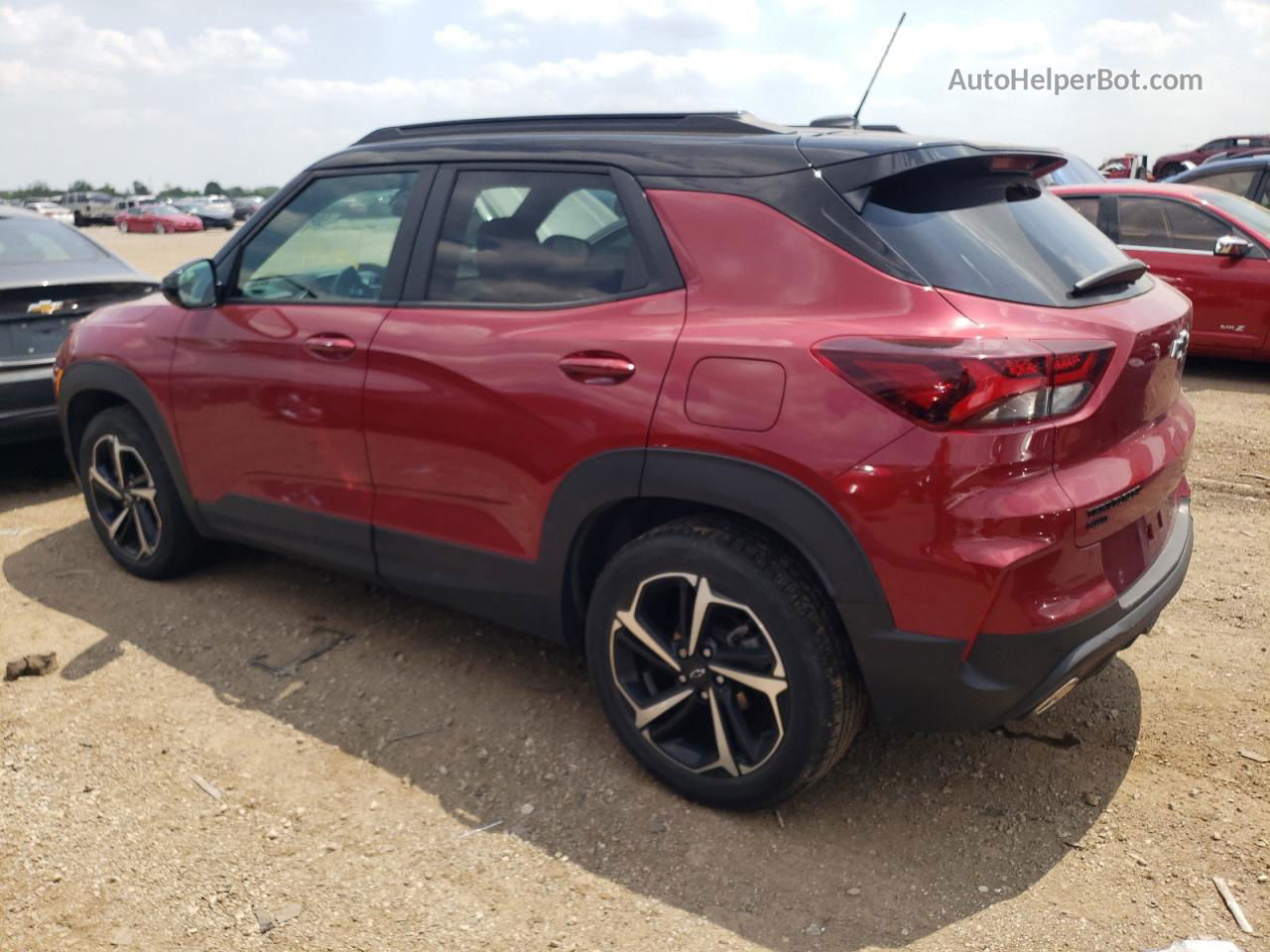 2021 Chevrolet Trailblazer Rs Red vin: KL79MUSL3MB069086