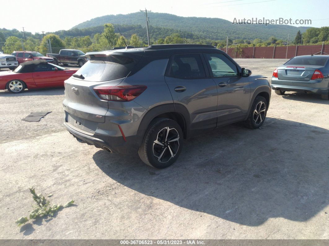 2021 Chevrolet Trailblazer Rs Gray vin: KL79MUSL3MB100921