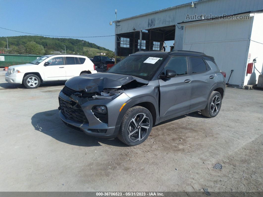 2021 Chevrolet Trailblazer Rs Gray vin: KL79MUSL3MB100921