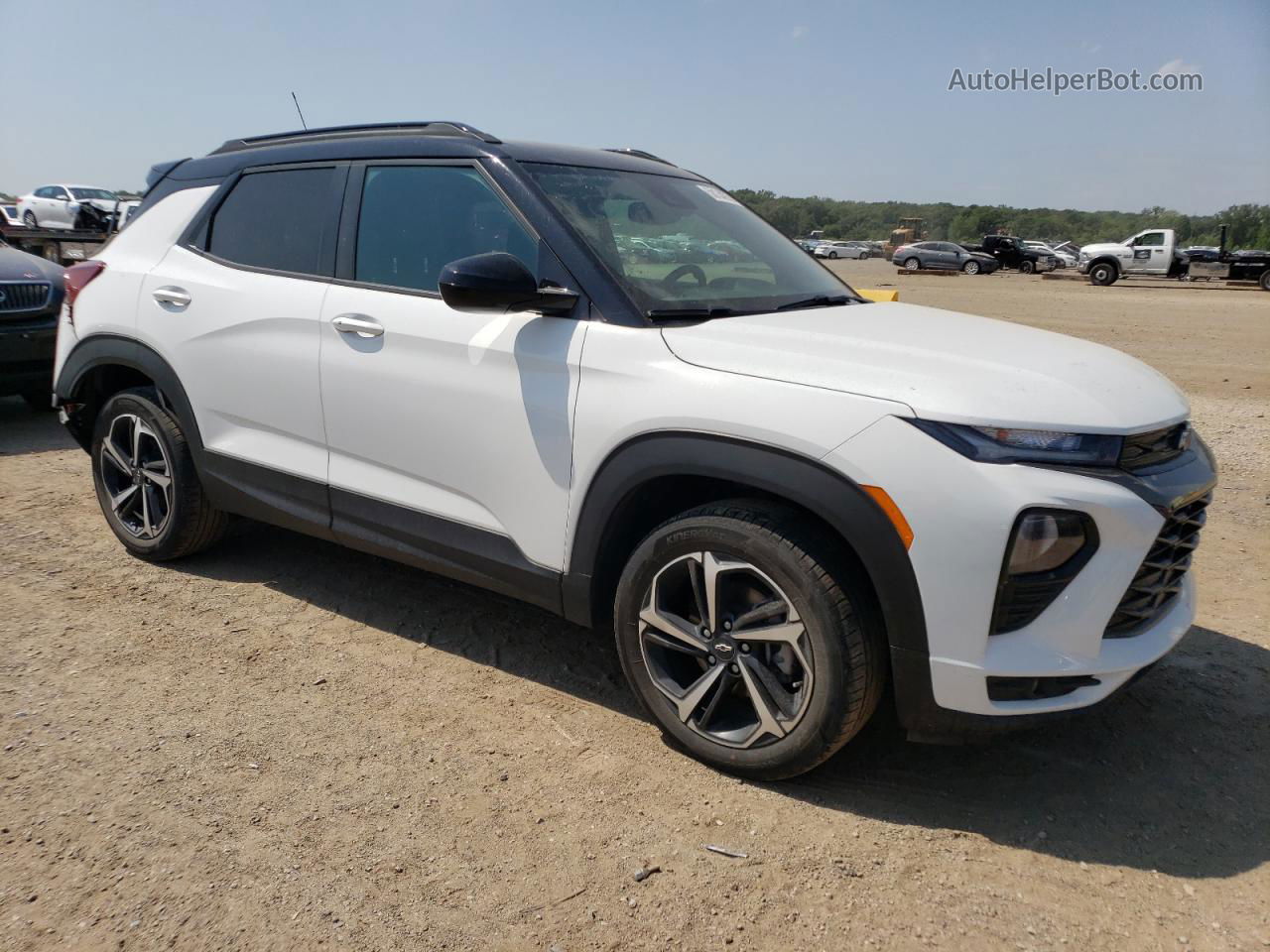 2021 Chevrolet Trailblazer Rs White vin: KL79MUSL3MB160987