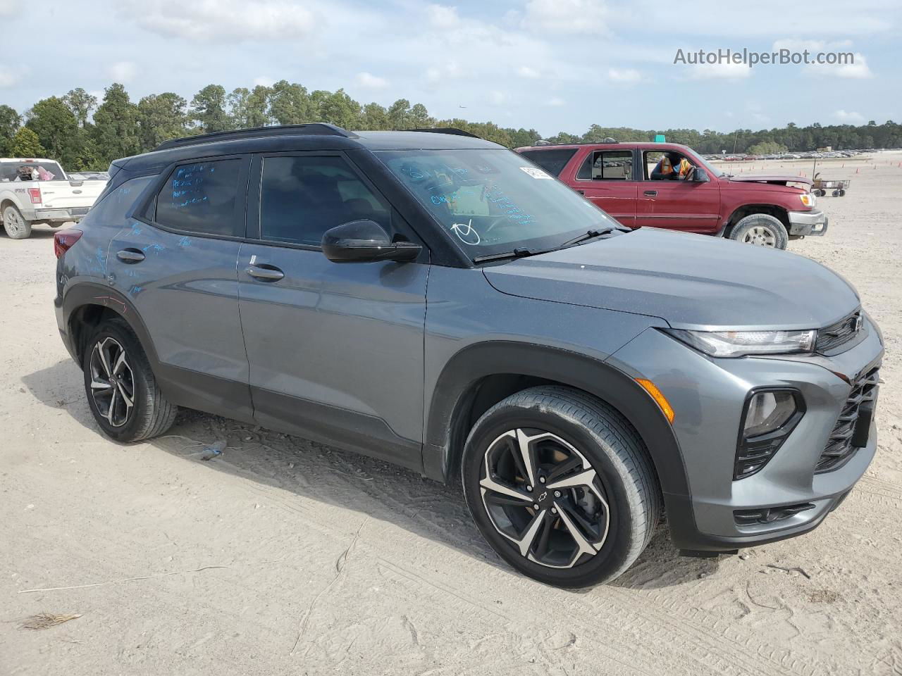 2021 Chevrolet Trailblazer Rs Угольный vin: KL79MUSL3MB179619