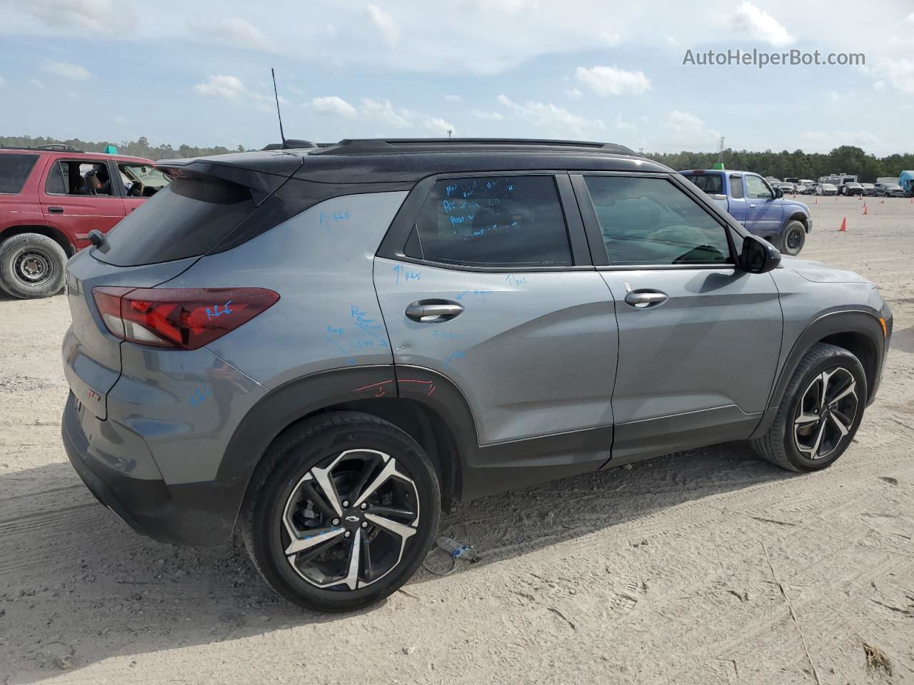 2021 Chevrolet Trailblazer Rs Charcoal vin: KL79MUSL3MB179619