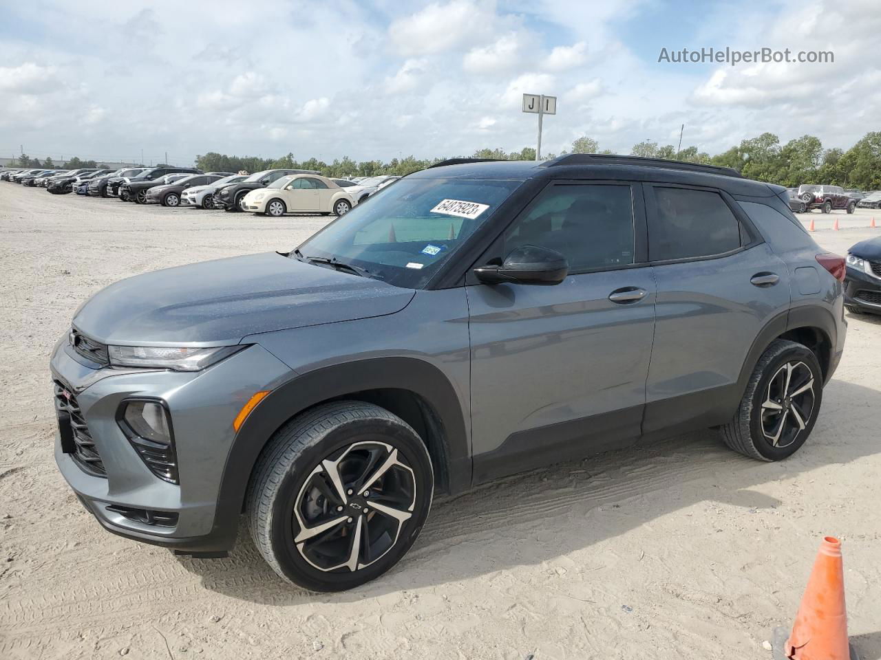 2021 Chevrolet Trailblazer Rs Charcoal vin: KL79MUSL3MB179619