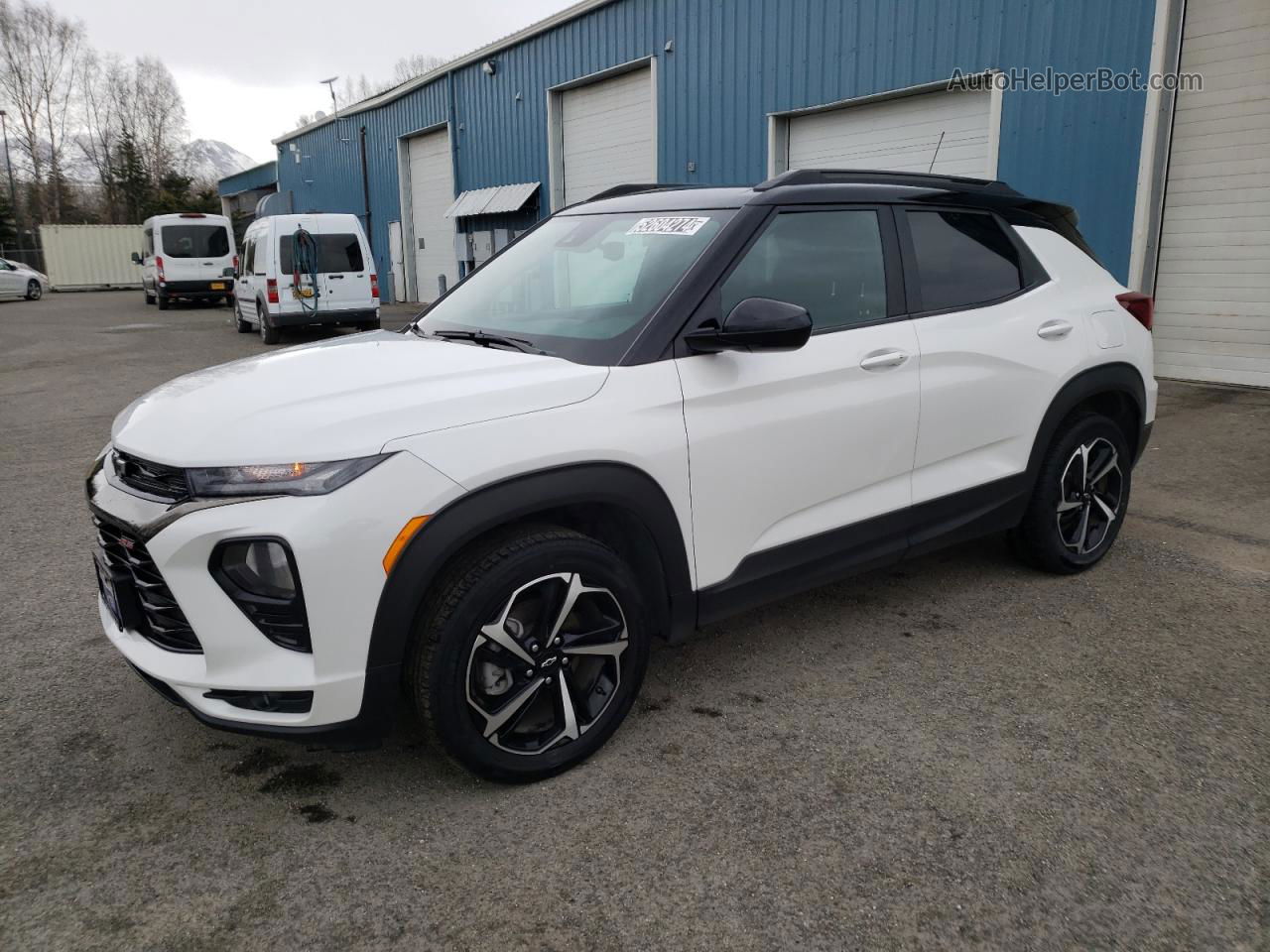 2021 Chevrolet Trailblazer Rs White vin: KL79MUSL4MB113290