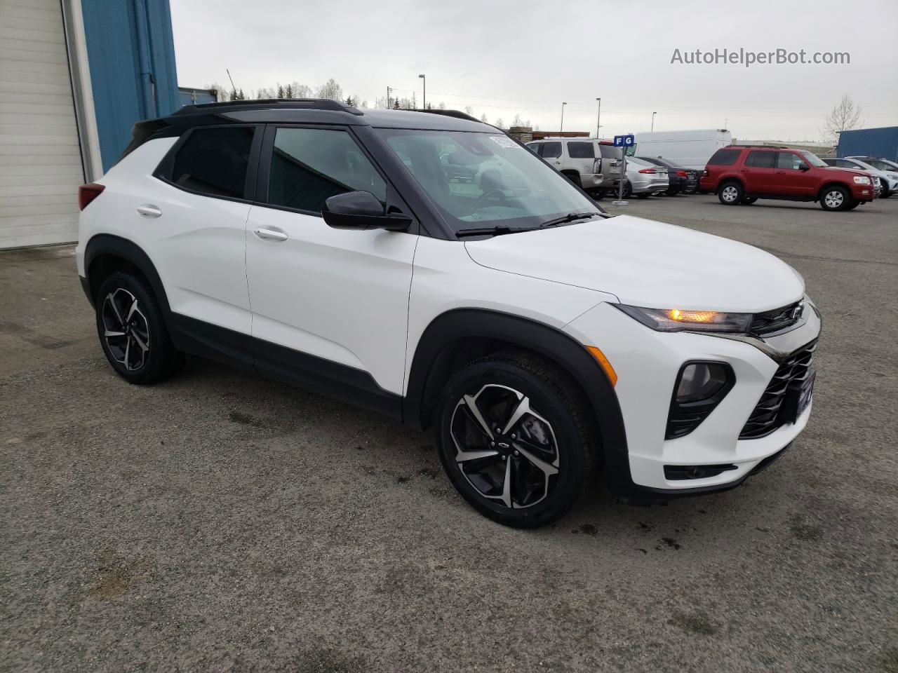 2021 Chevrolet Trailblazer Rs White vin: KL79MUSL4MB113290