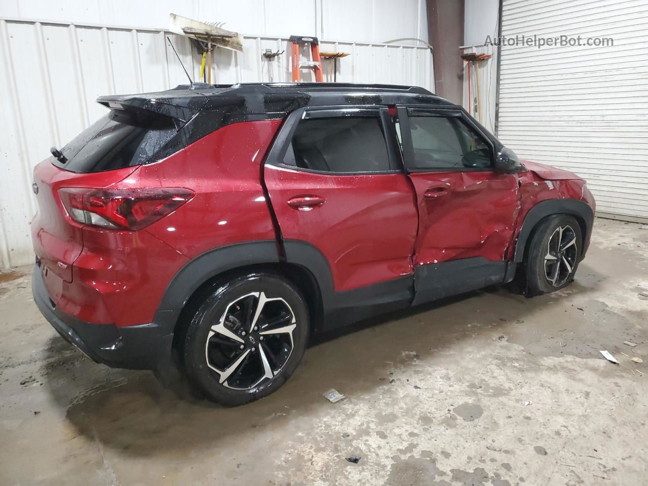 2021 Chevrolet Trailblazer Rs Maroon vin: KL79MUSL5MB095298