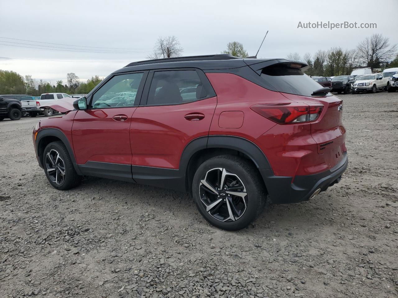 2021 Chevrolet Trailblazer Rs Red vin: KL79MUSL5MB137954