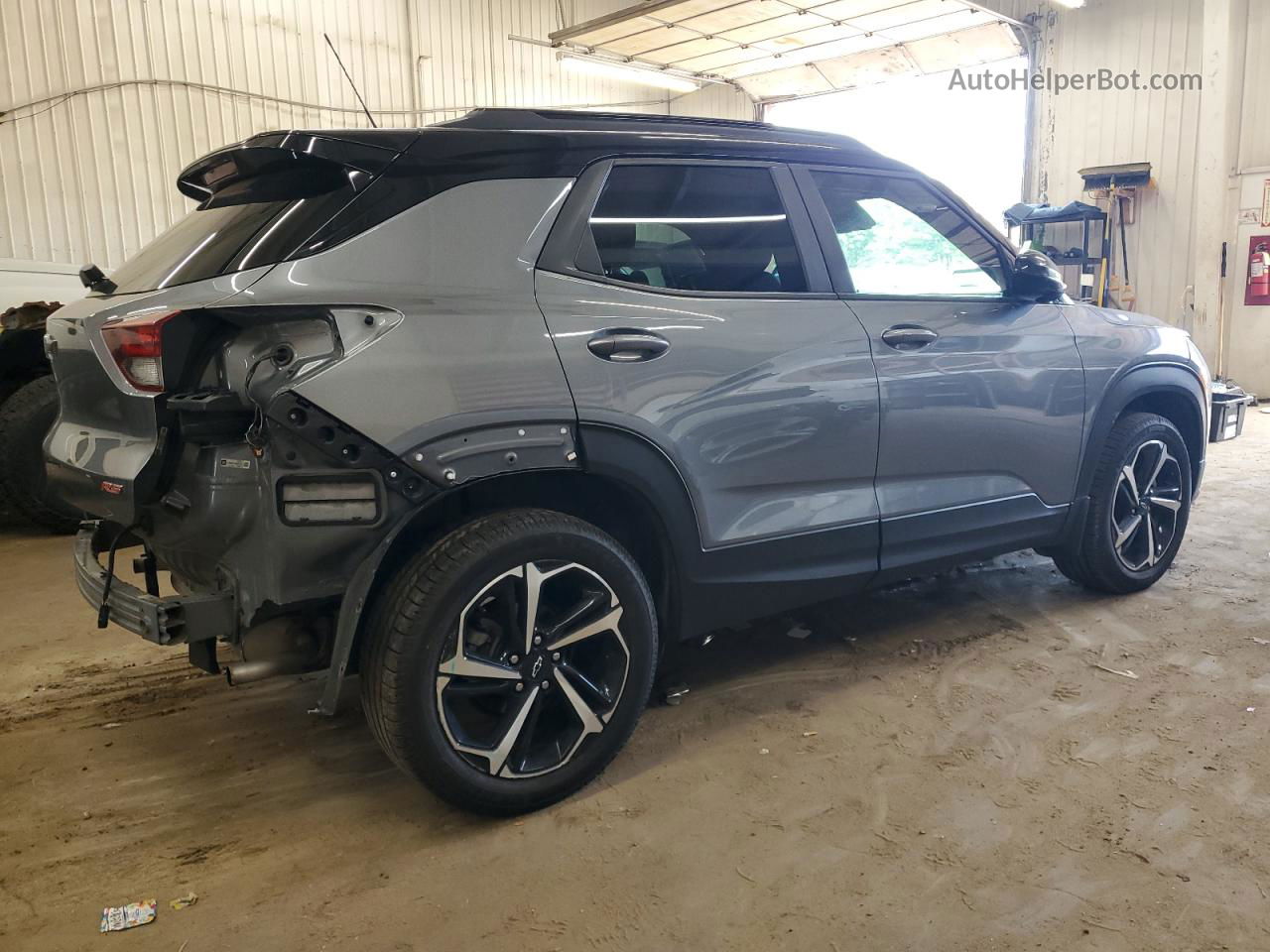 2021 Chevrolet Trailblazer Rs Серый vin: KL79MUSL7MB014317