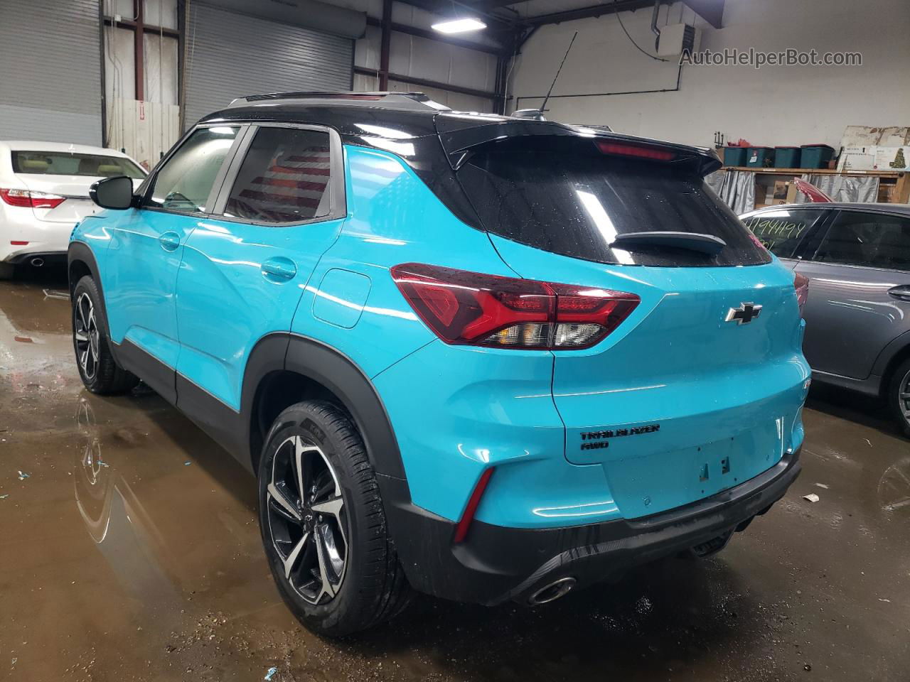 2021 Chevrolet Trailblazer Rs Turquoise vin: KL79MUSL7MB052680