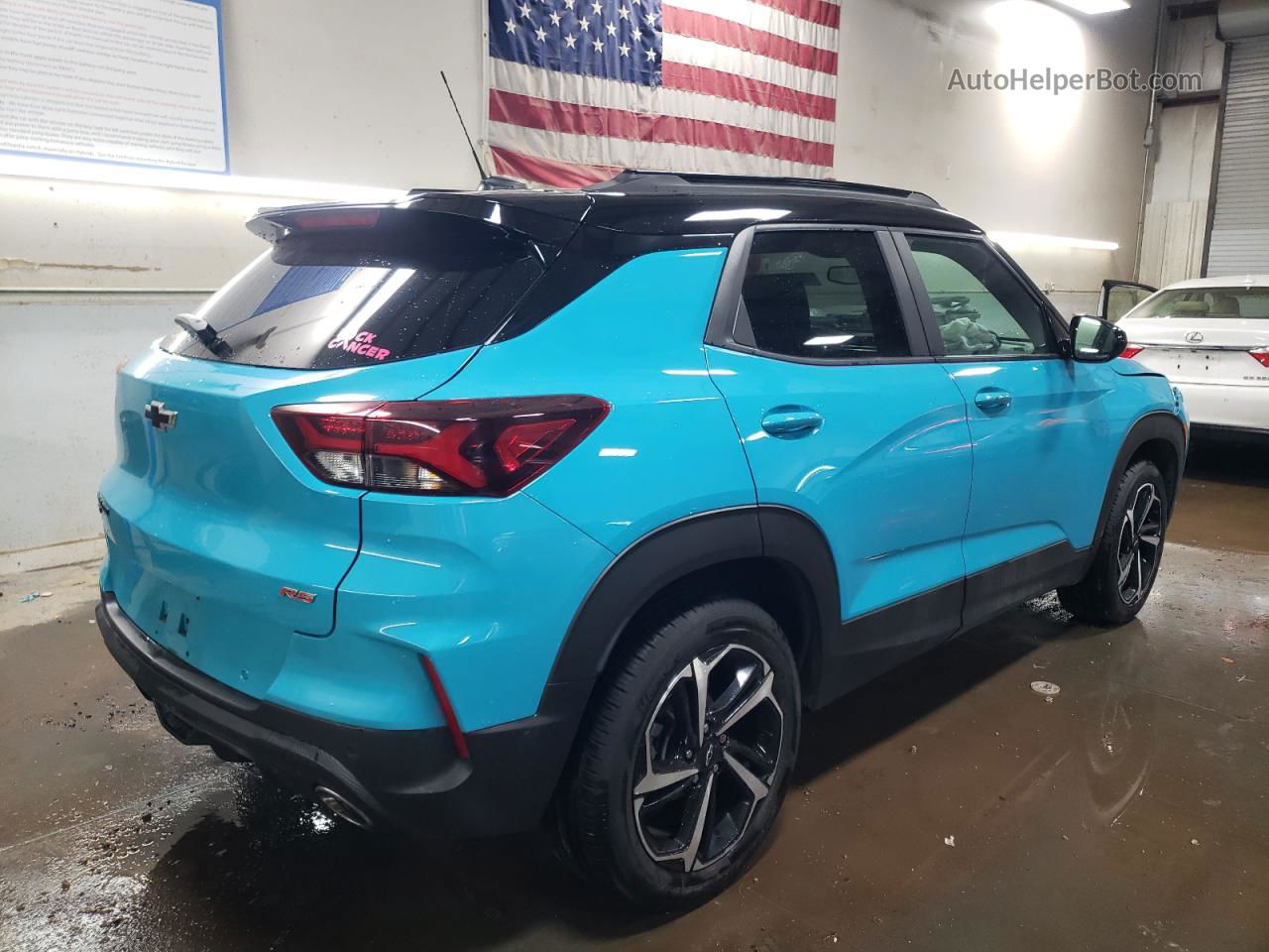 2021 Chevrolet Trailblazer Rs Turquoise vin: KL79MUSL7MB052680