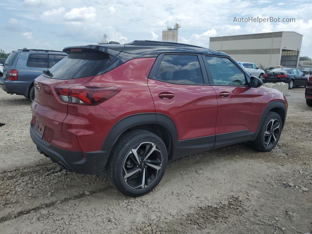 2021 Chevrolet Trailblazer Rs Red vin: KL79MUSL7MB057409