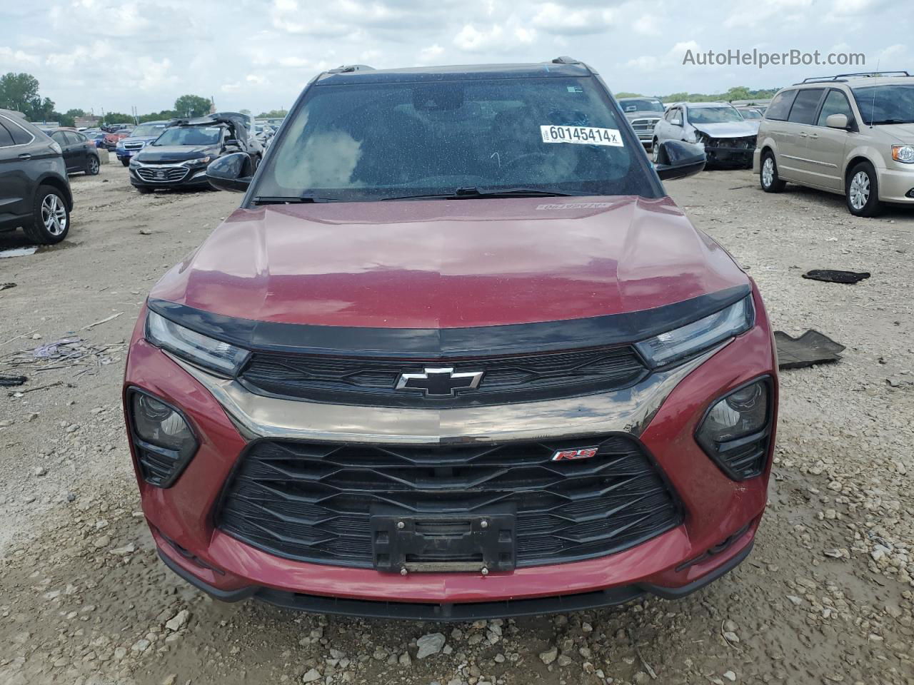 2021 Chevrolet Trailblazer Rs Red vin: KL79MUSL7MB057409