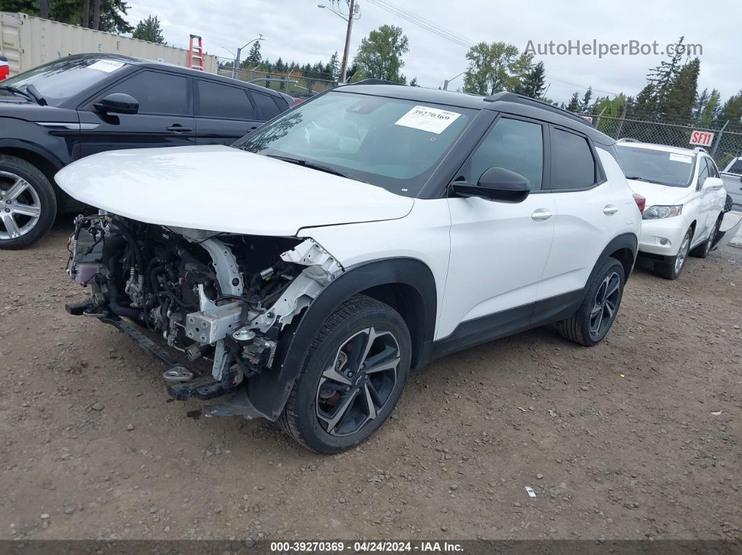 2021 Chevrolet Trailblazer Awd Rs White vin: KL79MUSL7MB094363