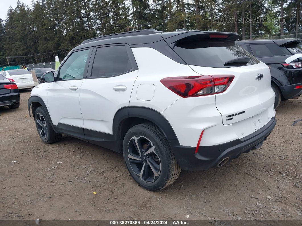 2021 Chevrolet Trailblazer Awd Rs Белый vin: KL79MUSL7MB094363