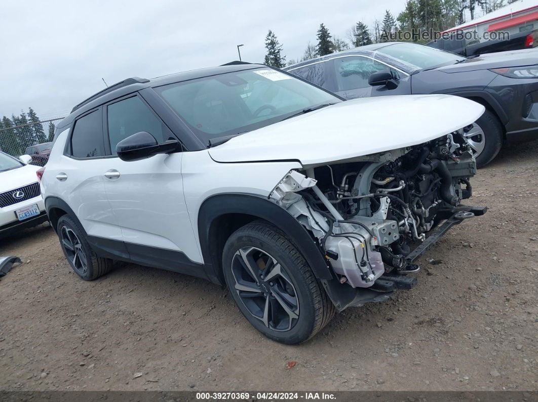 2021 Chevrolet Trailblazer Awd Rs White vin: KL79MUSL7MB094363