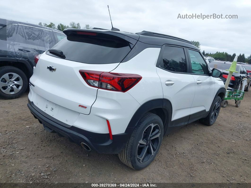 2021 Chevrolet Trailblazer Awd Rs Белый vin: KL79MUSL7MB094363