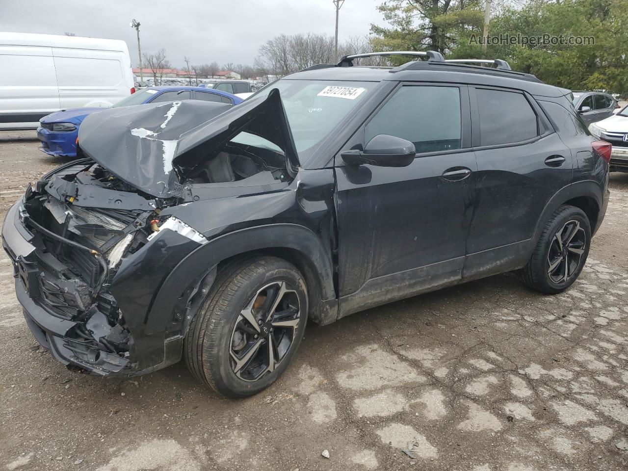 2021 Chevrolet Trailblazer Rs Black vin: KL79MUSL7MB136076