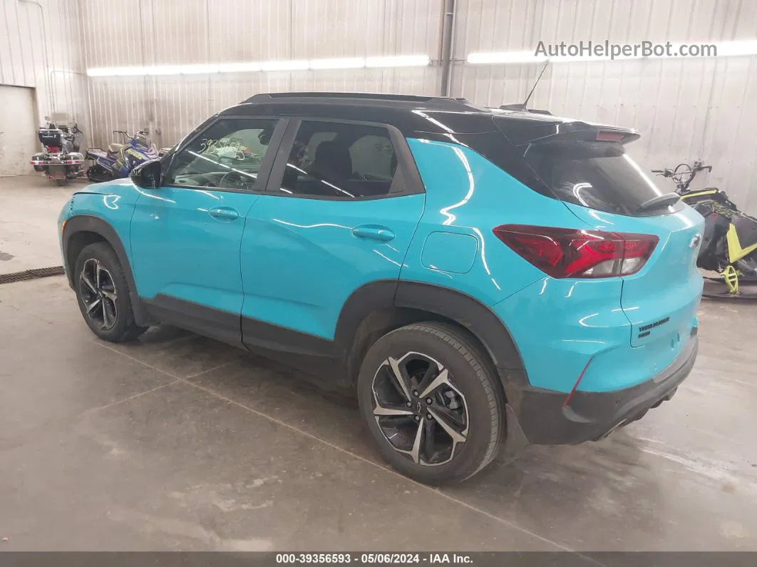 2021 Chevrolet Trailblazer Awd Rs Blue vin: KL79MUSL7MB149099