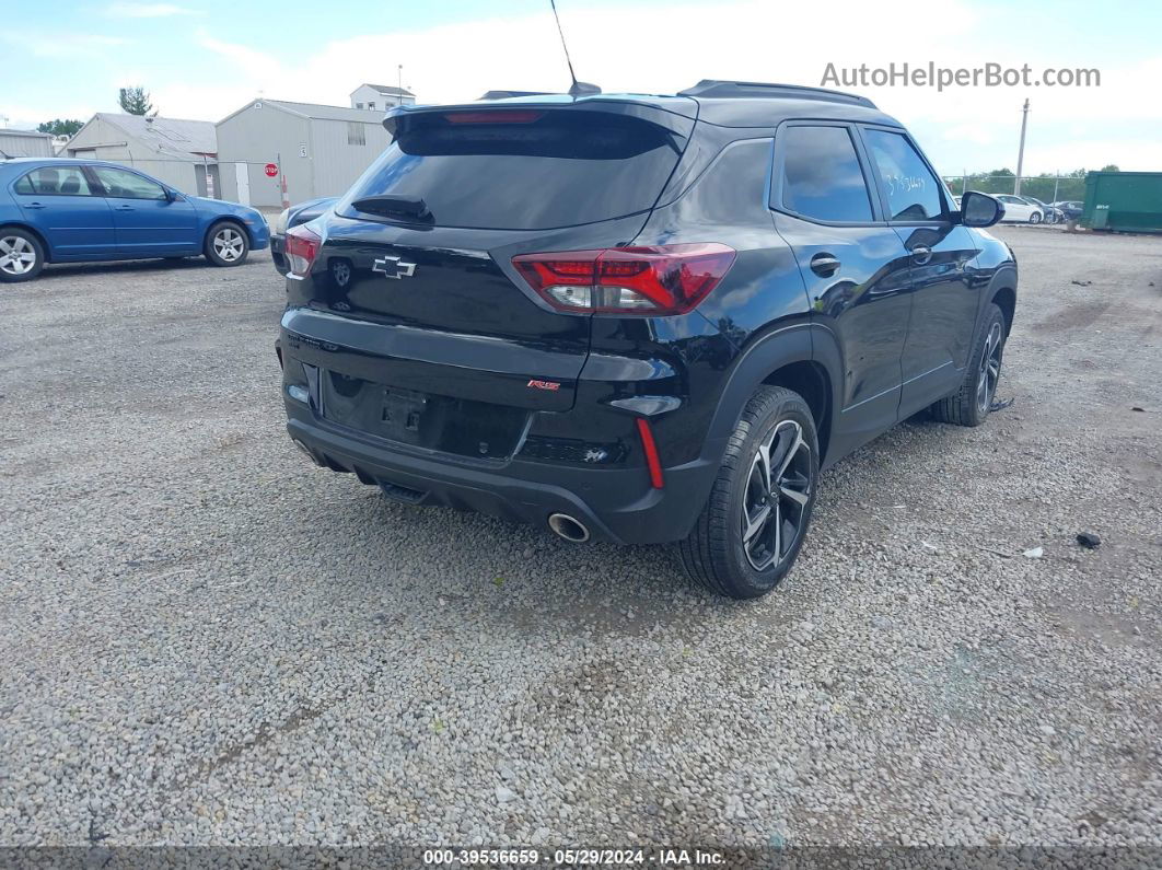 2021 Chevrolet Trailblazer Awd Rs Black vin: KL79MUSL8MB031367