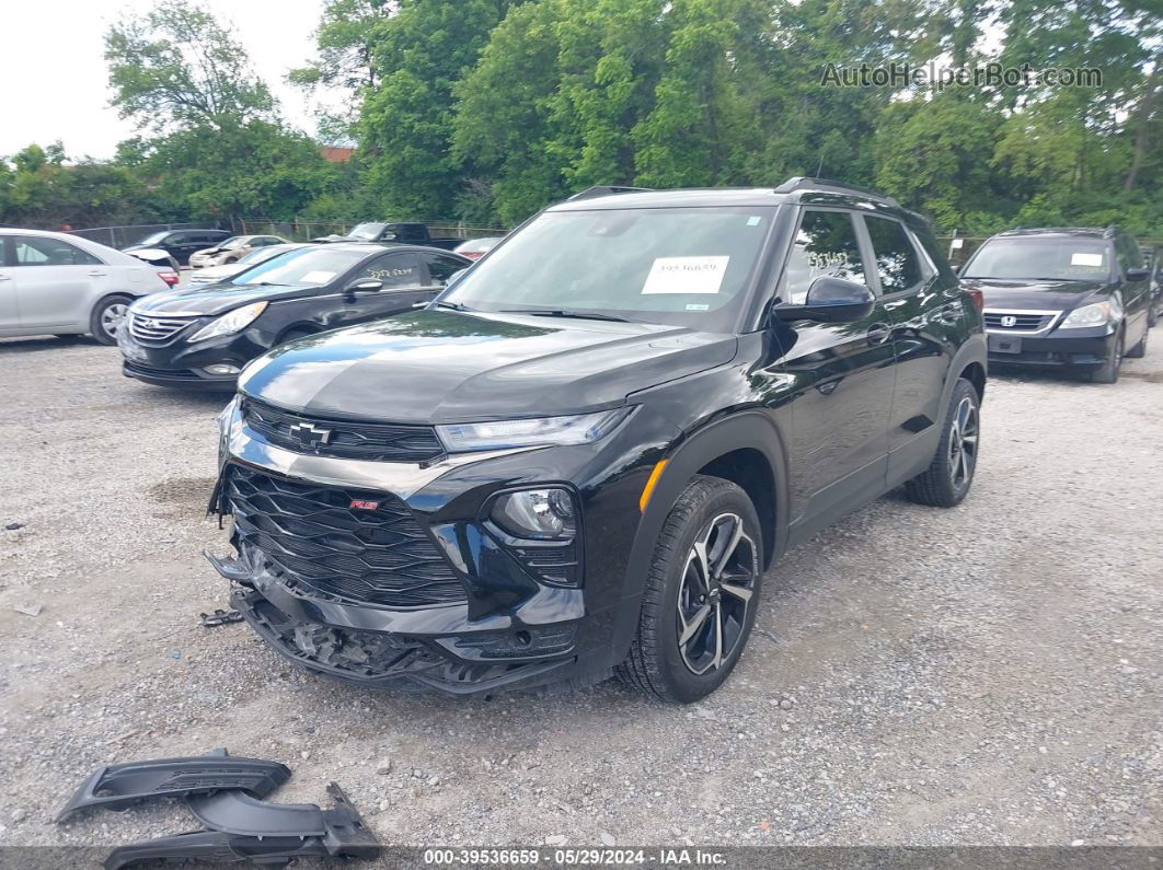 2021 Chevrolet Trailblazer Awd Rs Black vin: KL79MUSL8MB031367