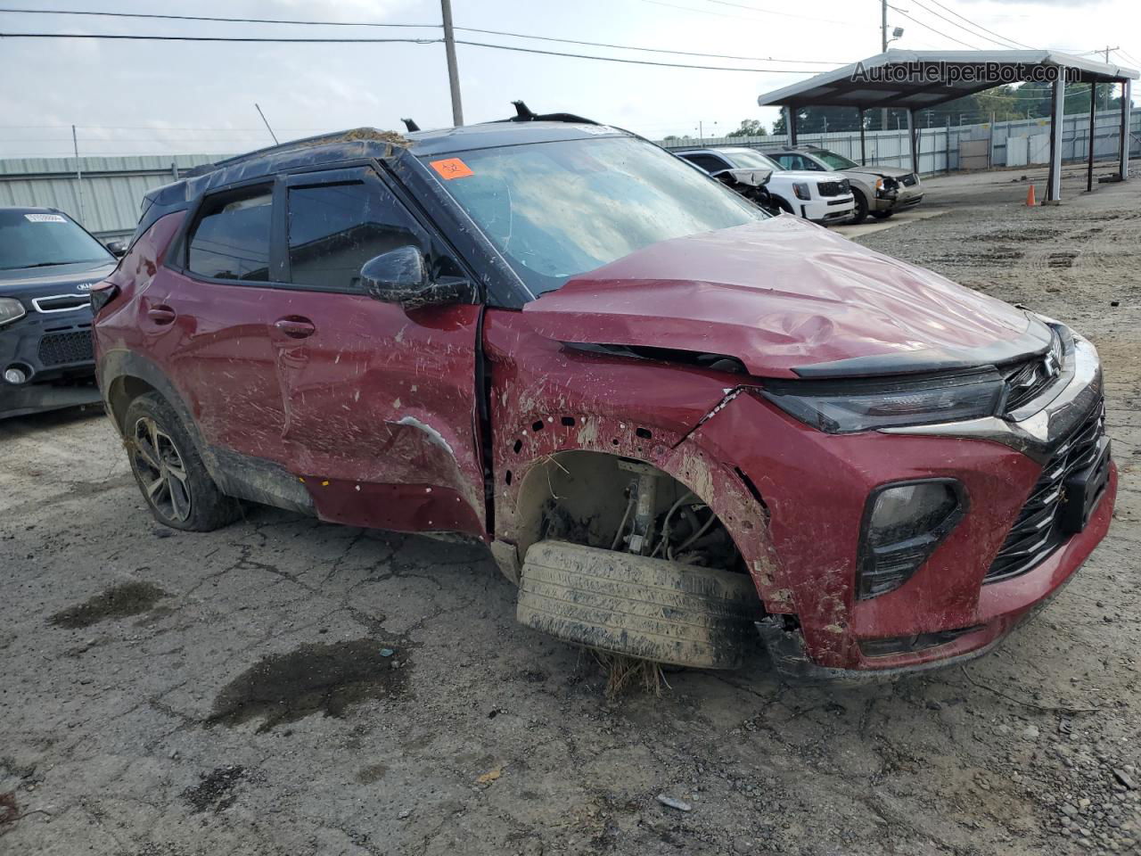 2021 Chevrolet Trailblazer Rs Красный vin: KL79MUSL8MB140542