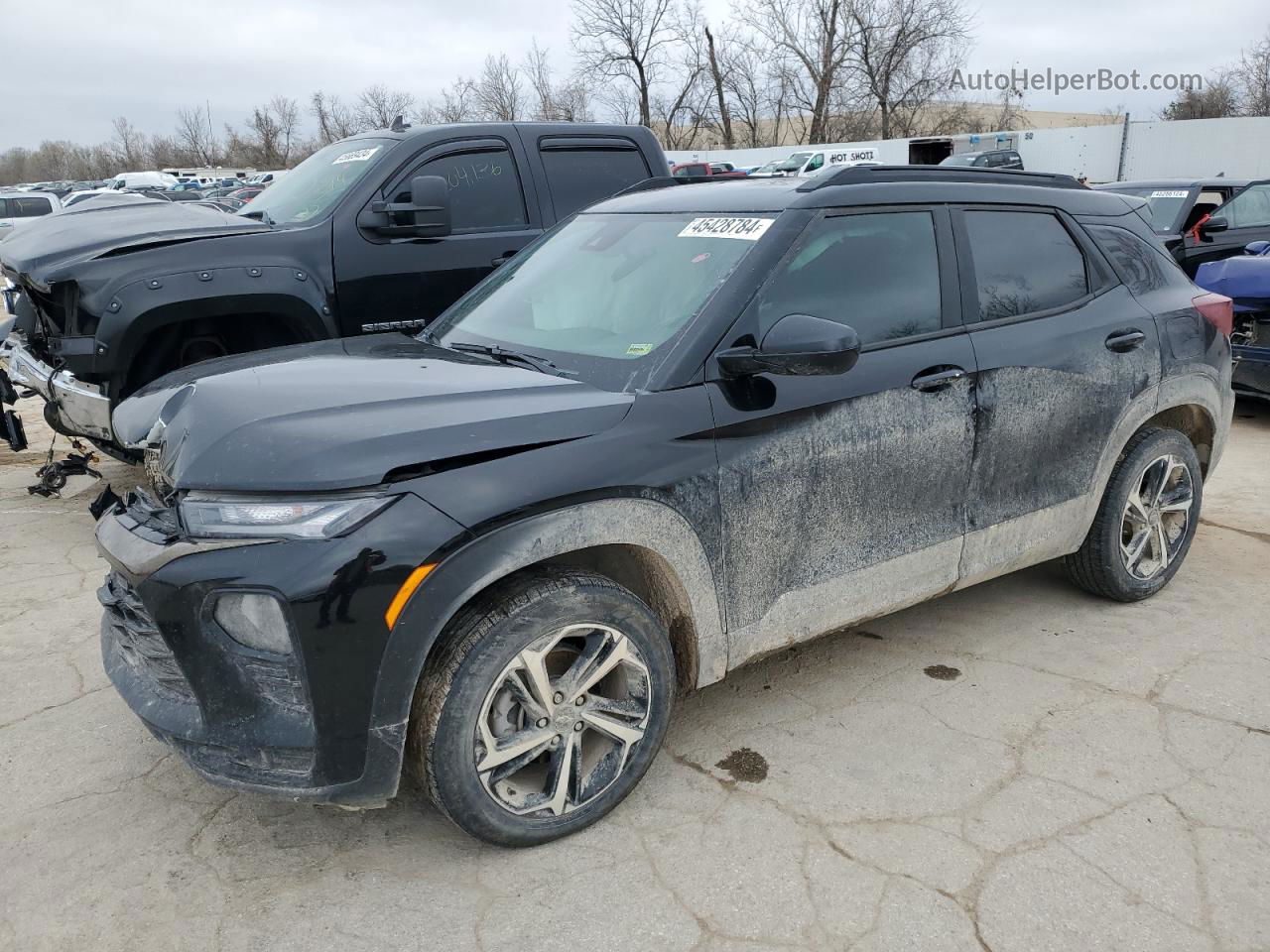 2021 Chevrolet Trailblazer Rs Black vin: KL79MUSL9MB021916