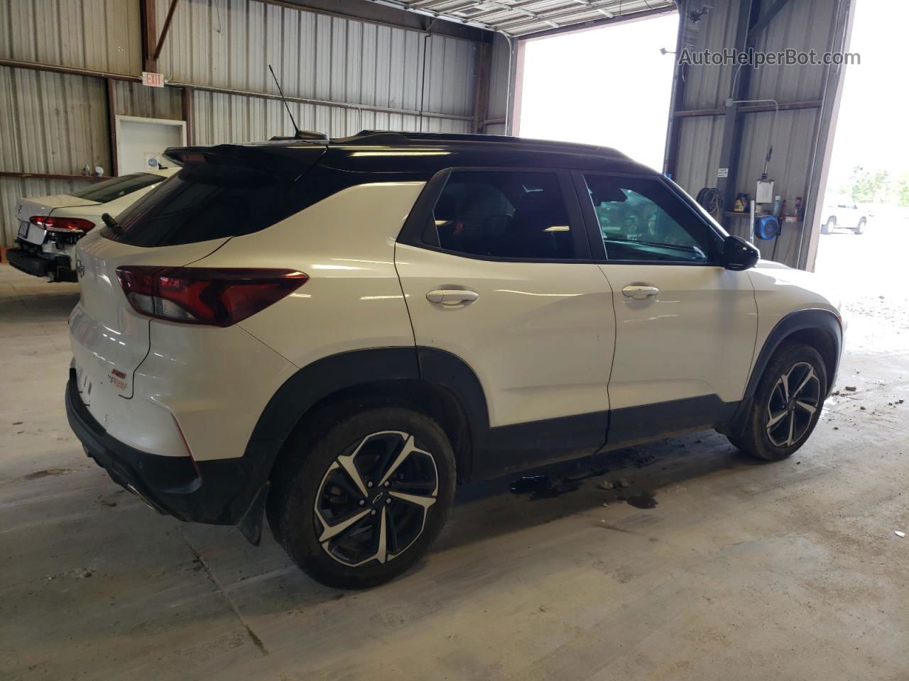 2021 Chevrolet Trailblazer Rs White vin: KL79MUSL9MB175445