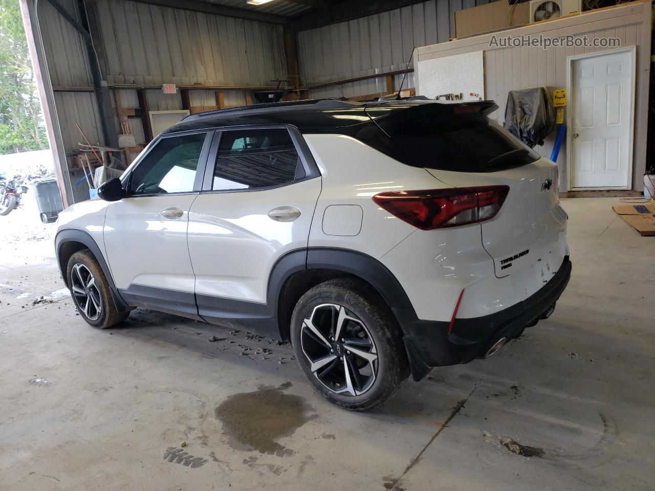 2021 Chevrolet Trailblazer Rs White vin: KL79MUSL9MB175445