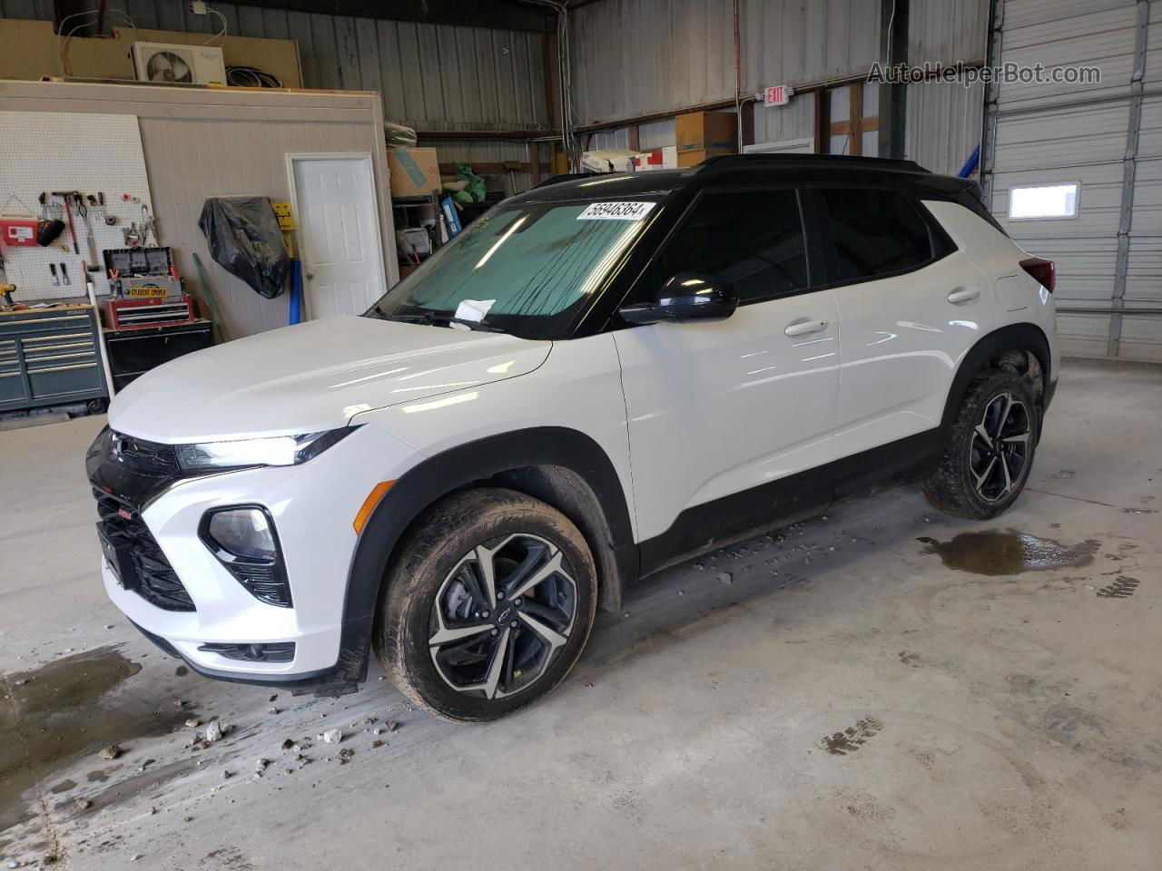 2021 Chevrolet Trailblazer Rs White vin: KL79MUSL9MB175445