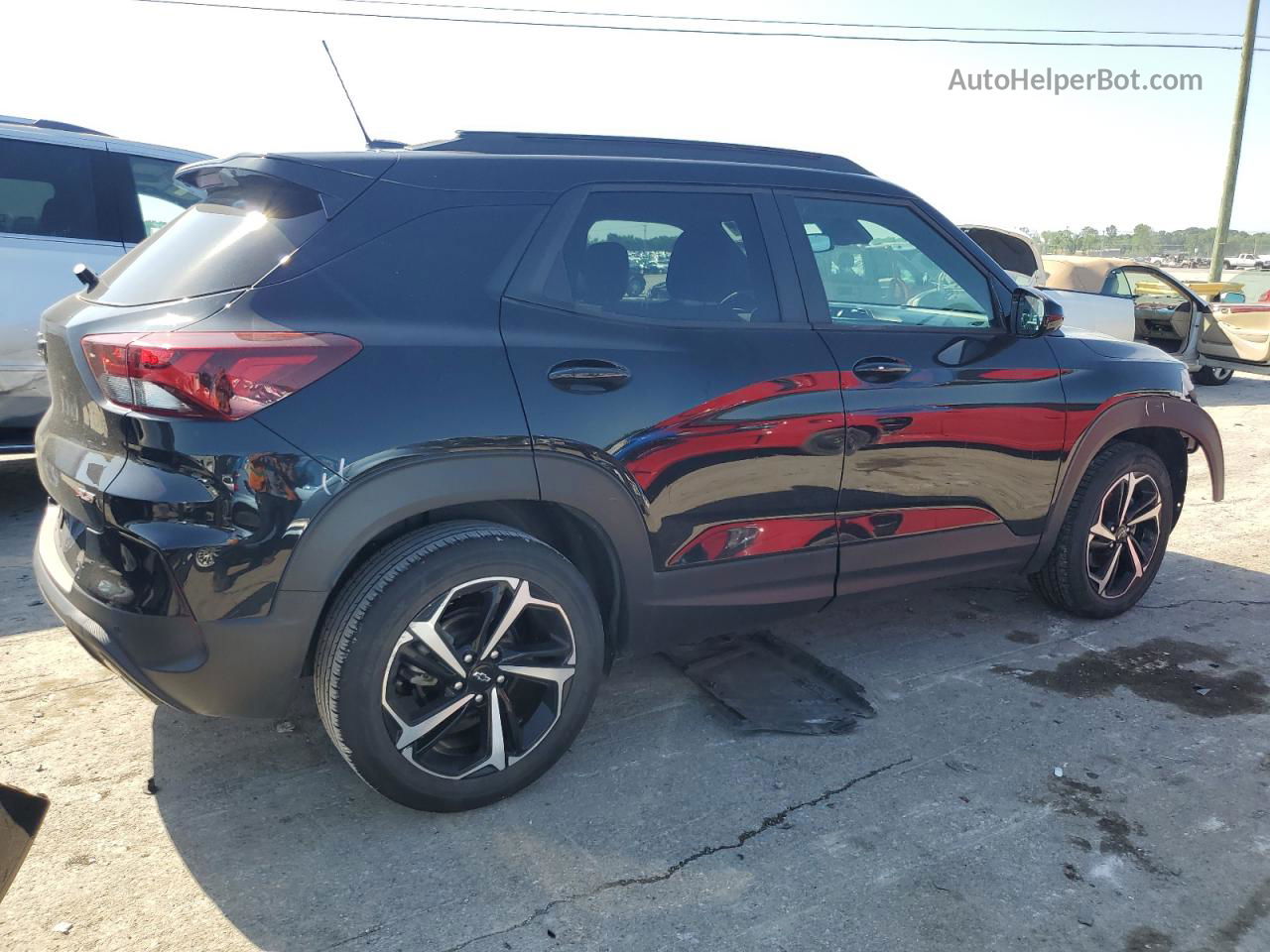 2021 Chevrolet Trailblazer Rs Black vin: KL79MUSLXMB019821