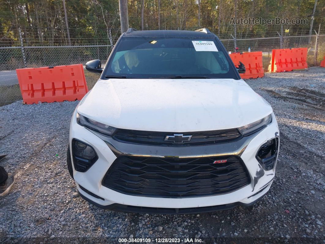 2021 Chevrolet Trailblazer Awd Rs White vin: KL79MUSLXMB113374