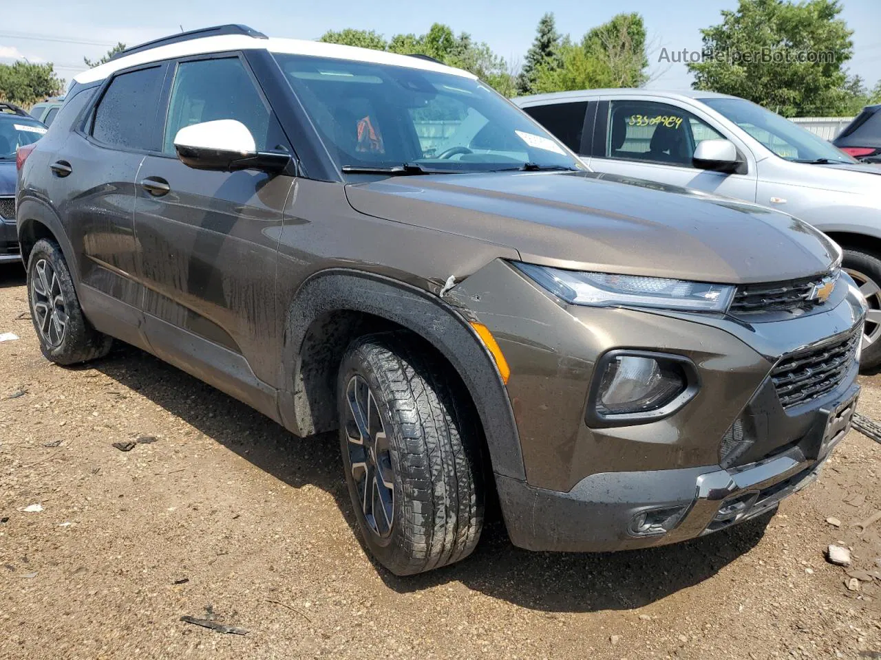 2021 Chevrolet Trailblazer Activ Коричневый vin: KL79MVSL5MB165839