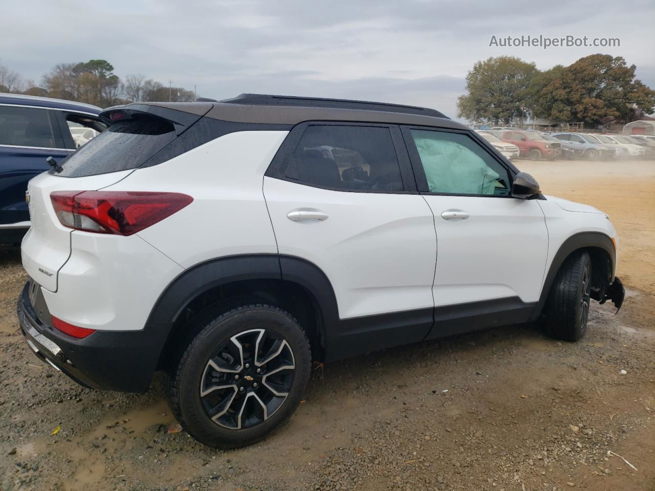 2021 Chevrolet Trailblazer Activ White vin: KL79MVSL8MB015756