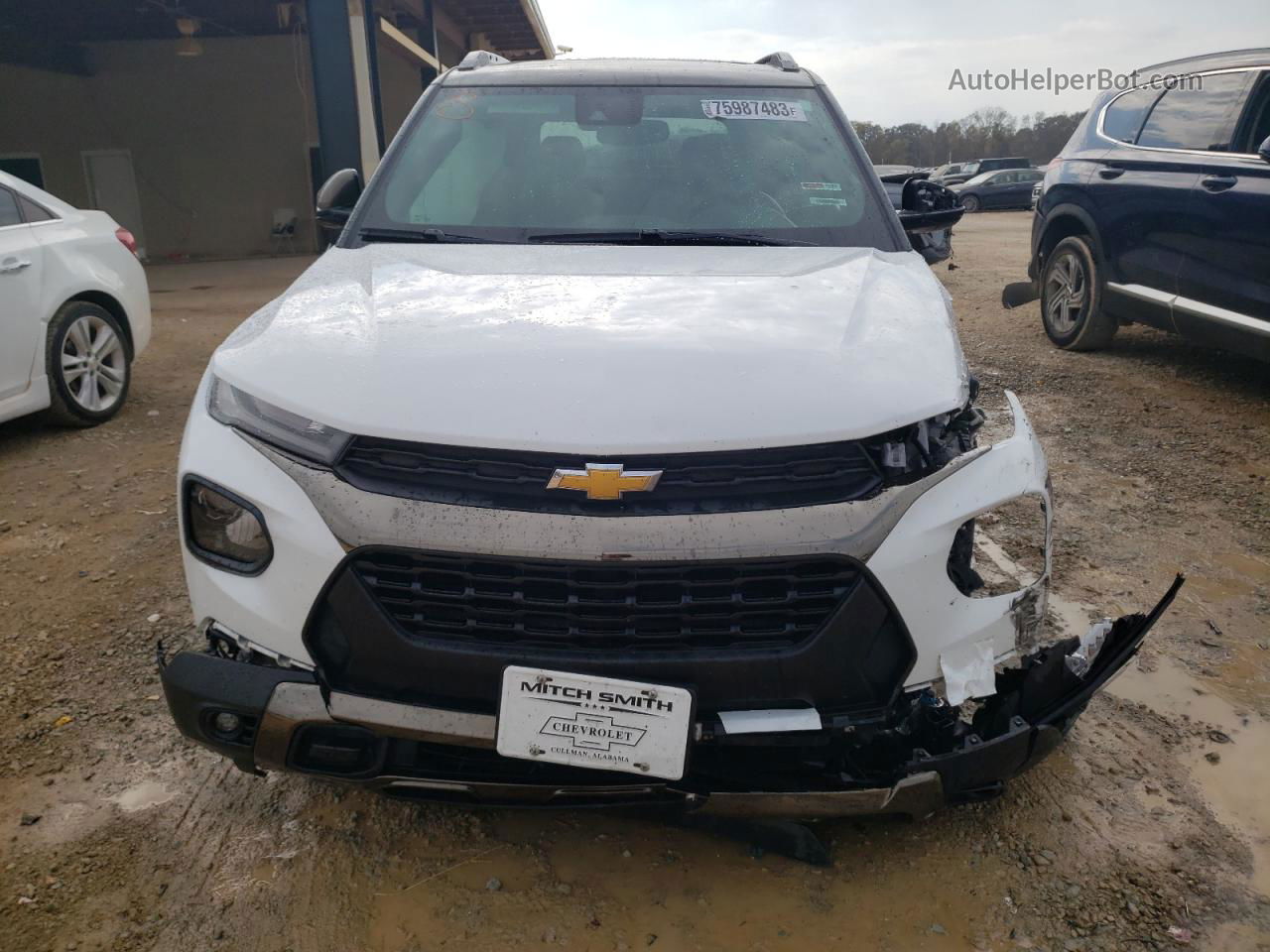 2021 Chevrolet Trailblazer Activ White vin: KL79MVSL8MB015756