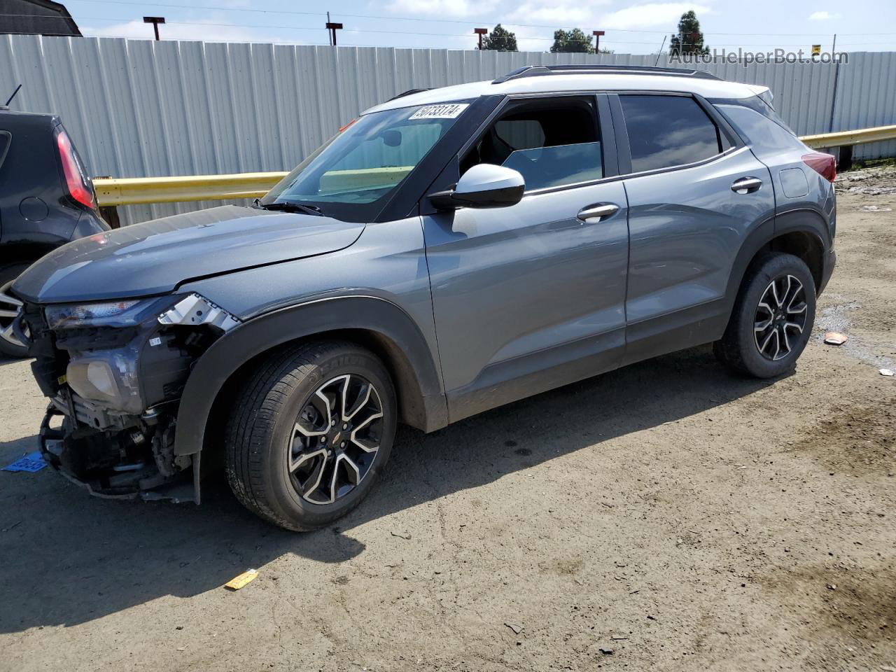 2021 Chevrolet Trailblazer Activ Gray vin: KL79MVSL9MB118894