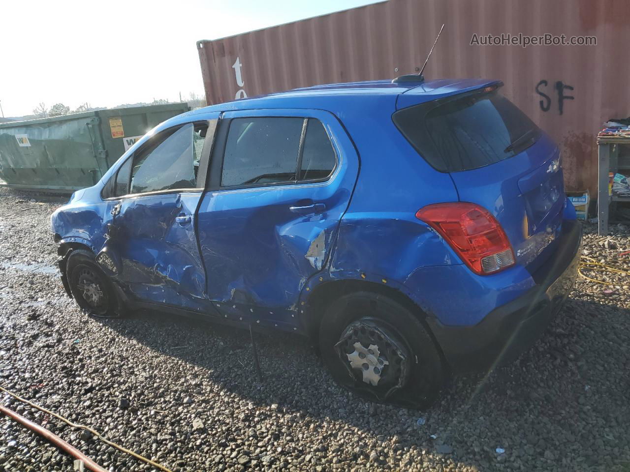 2016 Chevrolet Trax Ls Blue vin: KL7CJKSB0GB760509