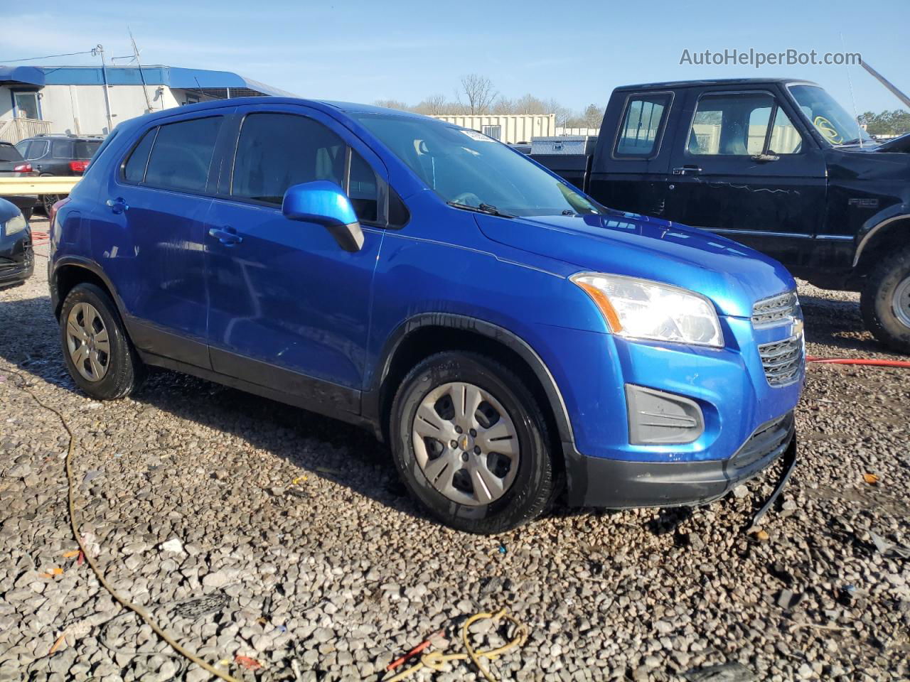 2016 Chevrolet Trax Ls Синий vin: KL7CJKSB0GB760509