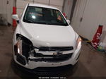 2016 Chevrolet Trax 1ls White vin: KL7CJKSB1GB584862