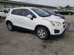 2016 Chevrolet Trax Ls White vin: KL7CJKSB2GB505540