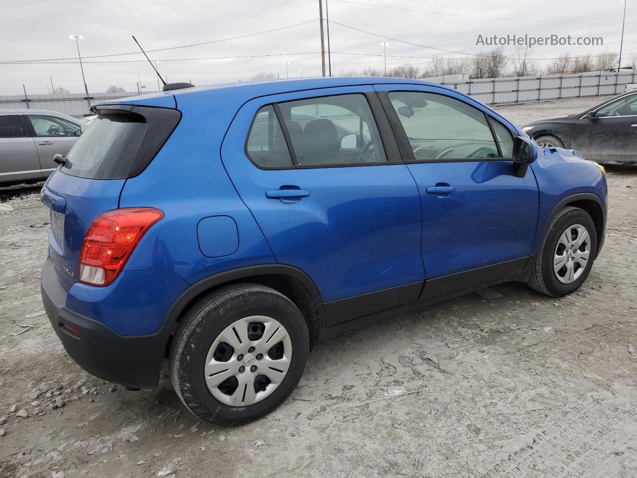 2016 Chevrolet Trax Ls Blue vin: KL7CJKSB3GB752596