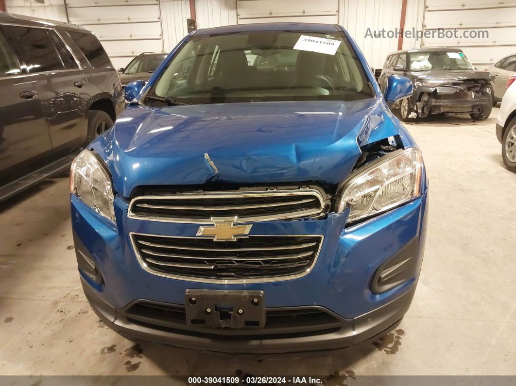 2016 Chevrolet Trax 1ls Blue vin: KL7CJKSB4GB591627