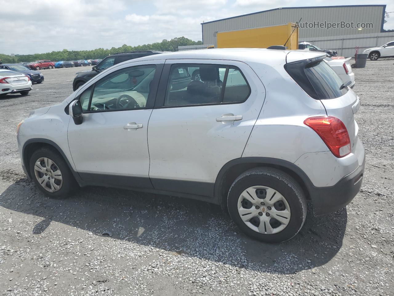 2016 Chevrolet Trax Ls Gray vin: KL7CJKSB4GB671915